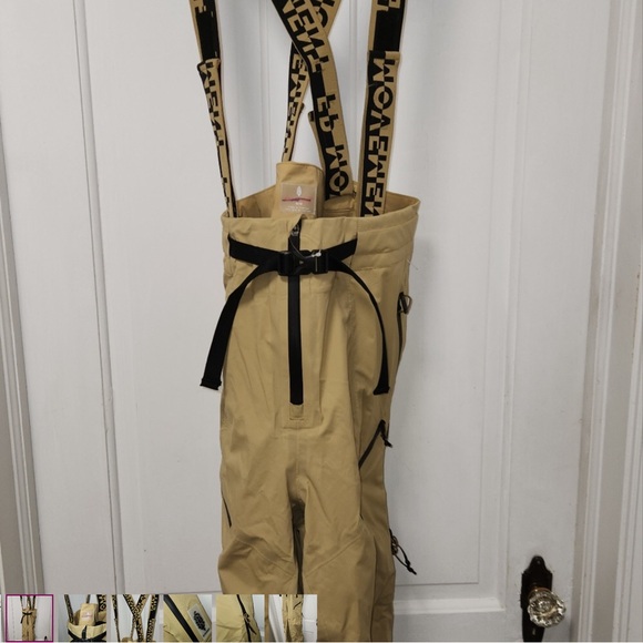 NWT free people zephyr ski bib pants - Picture 3 of 5